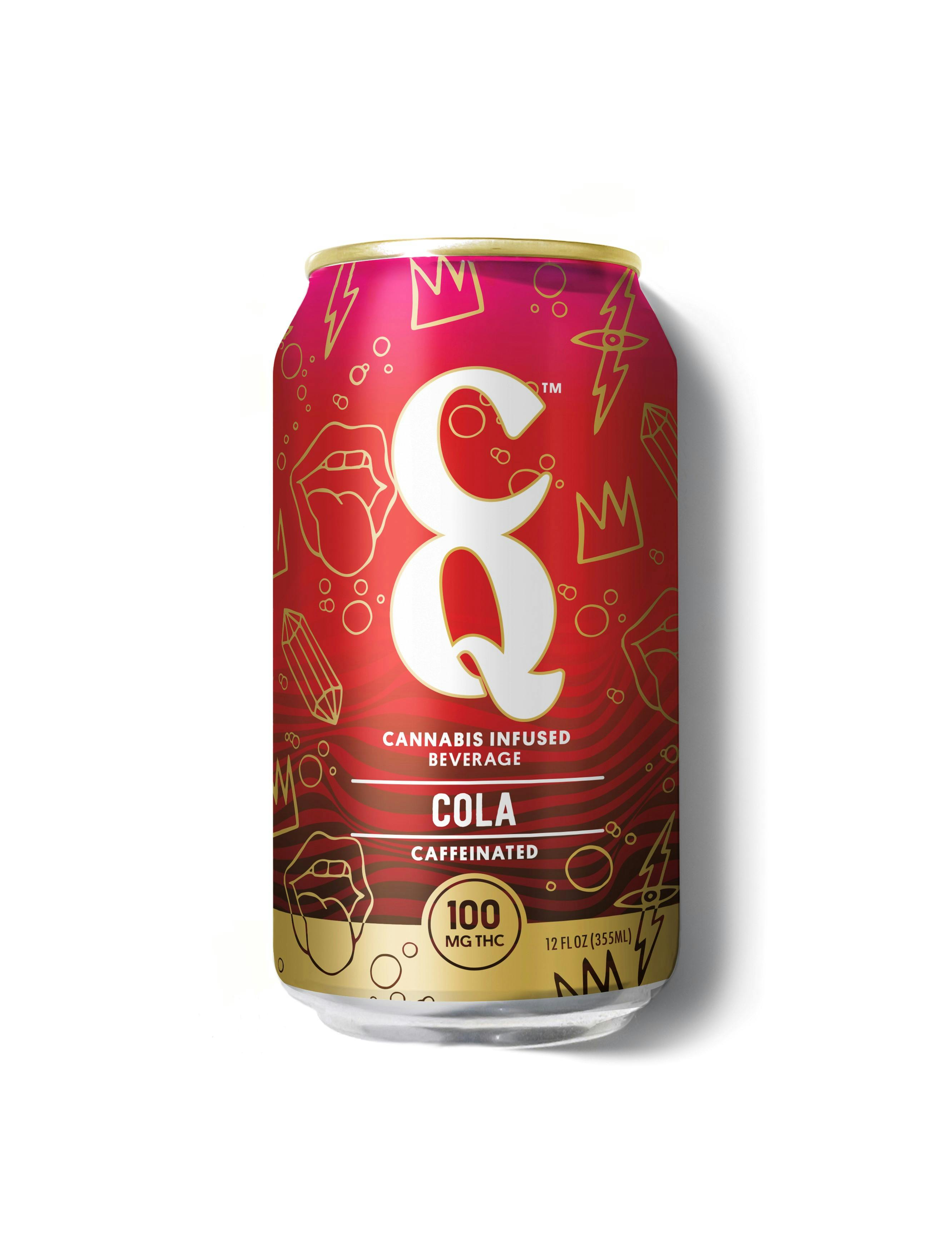 CQ Cola 12oz can 100mg - 100mg (Hybrid) Beverages by CQ