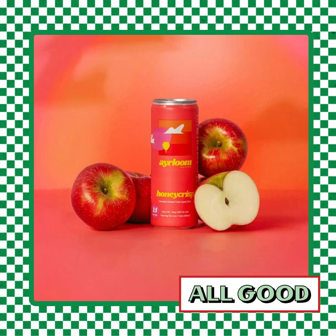 Ayrloom | Honeycrisp Apple Cider 2:1 (THC:CBD) Single | 10mg