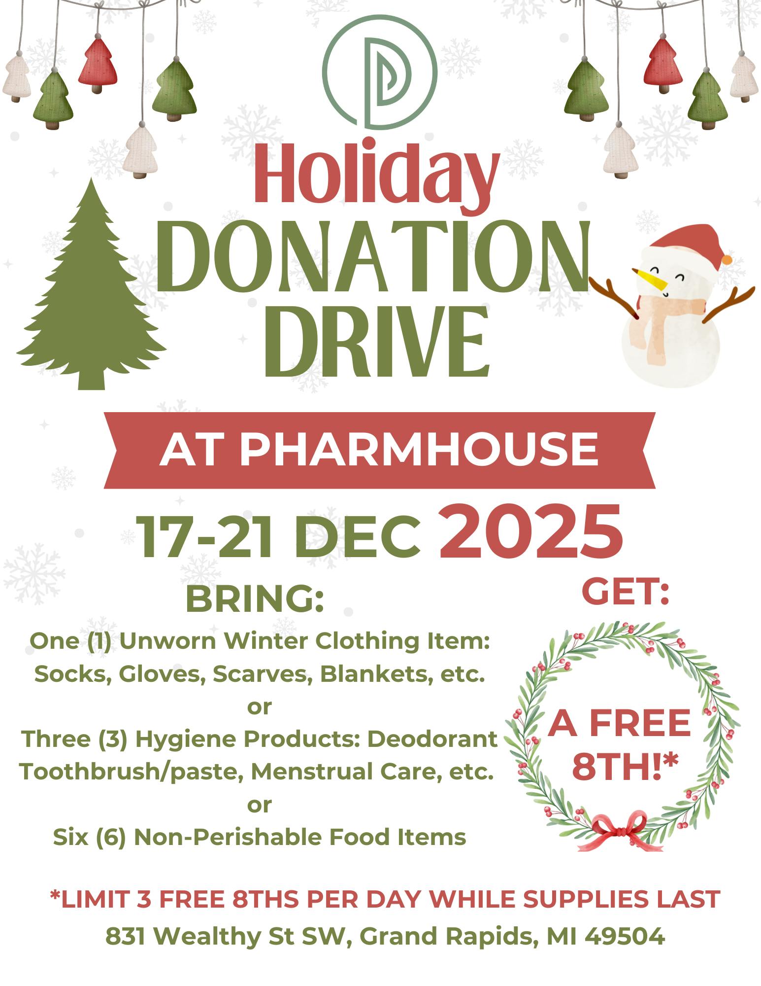 holiday drive flyer