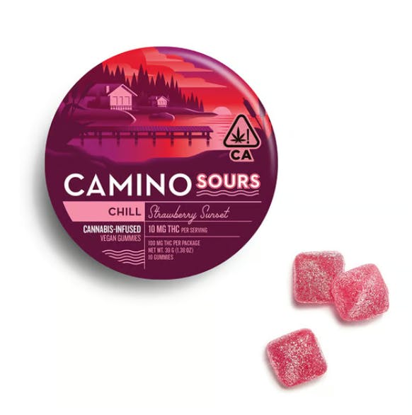 STRAWBERRY SUNSET "CHILL" | 10PK/100MG GUMMIES