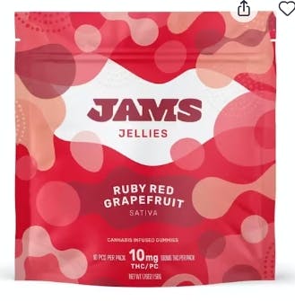 JAMS RUBY RED GRAPEFRUIT 100MG