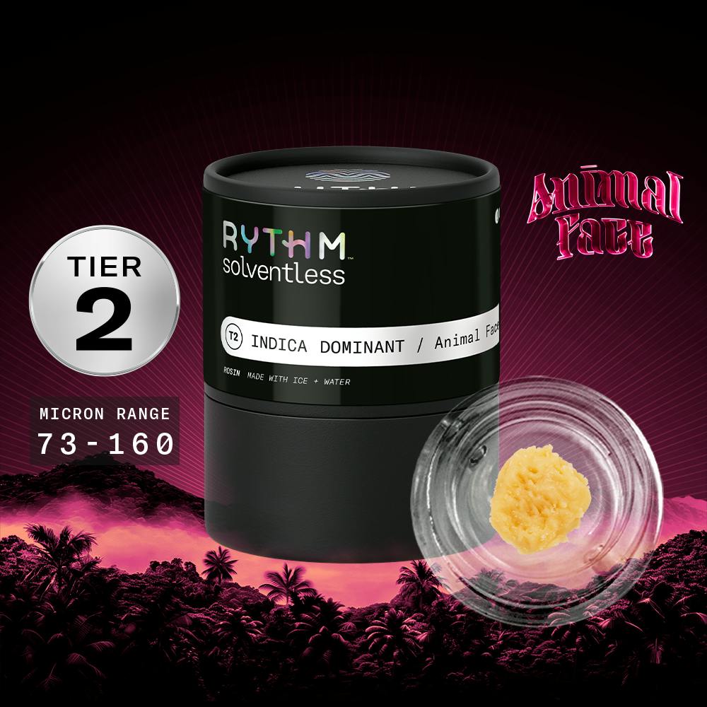 ANIMAL FACE SOLVENTLESS LIVE ROSIN 1 GRAM TIER 2