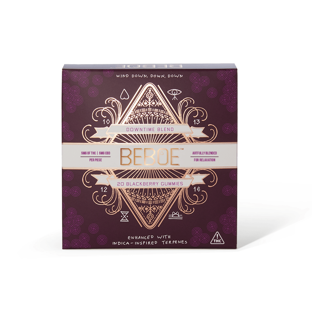 BEBOE GUMMY DOWNTIME BLACKBERRY 200mg