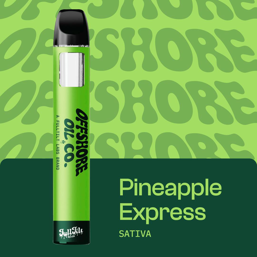OFF SHORE OIL CO DISTILLATE VAPE - PINEAPPLE EXPRESS 1G | ALL IN ONE