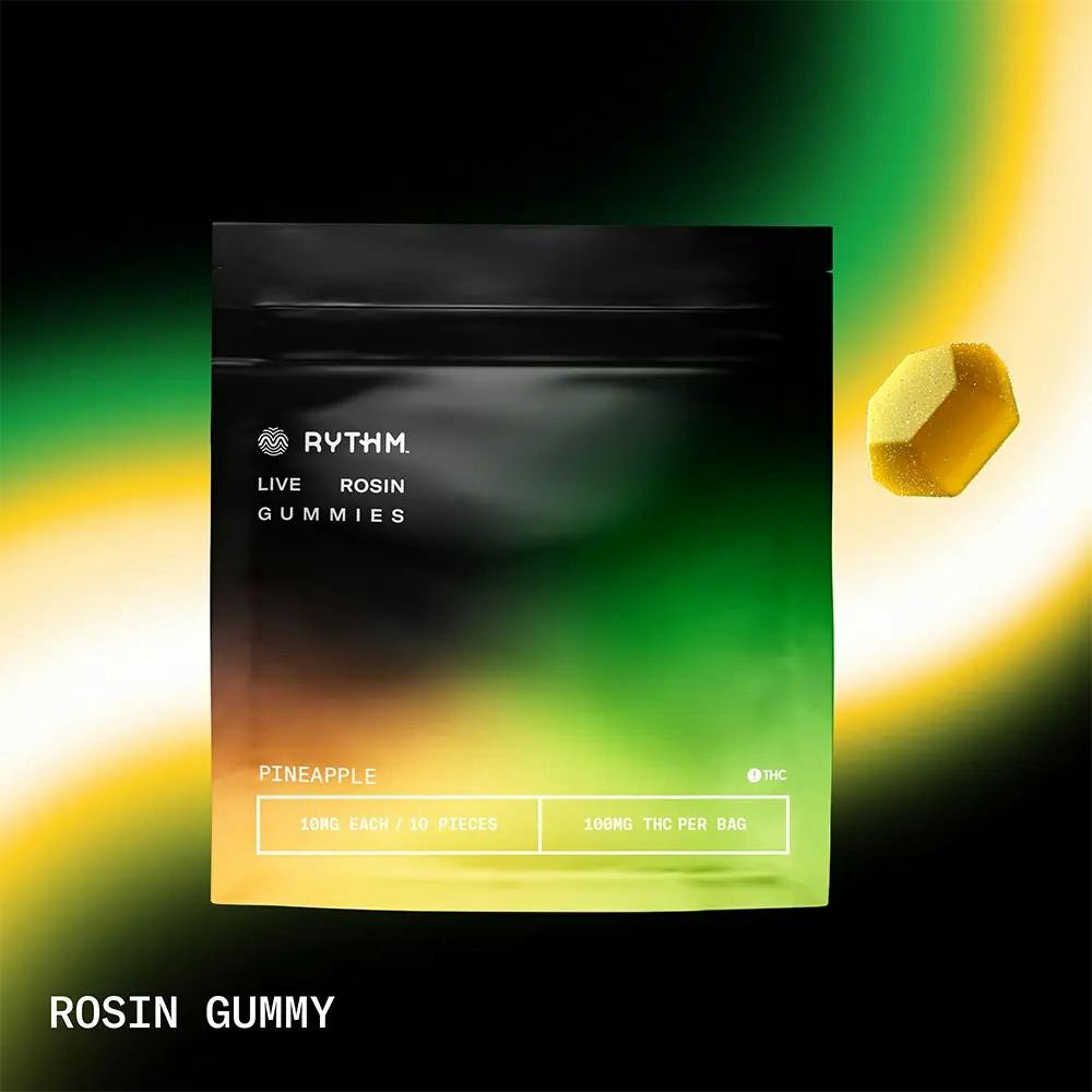 PINEAPPLE SOLVENTLESS GUMMY 100MG