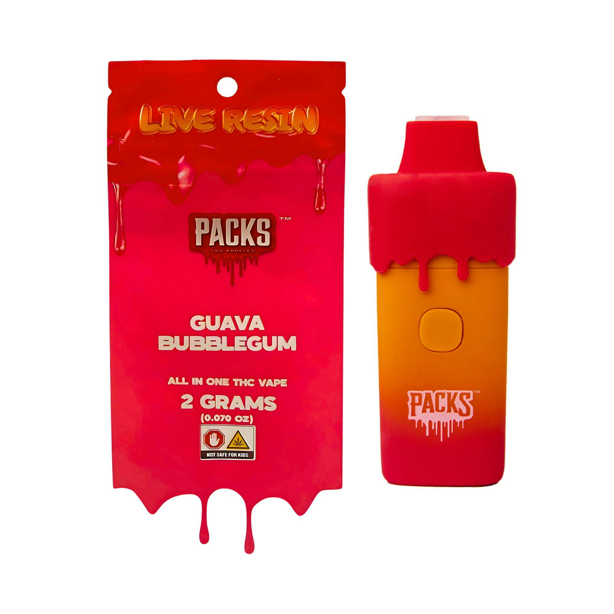 PACK PODS GUAVA BG DISPOSABLE VAPE