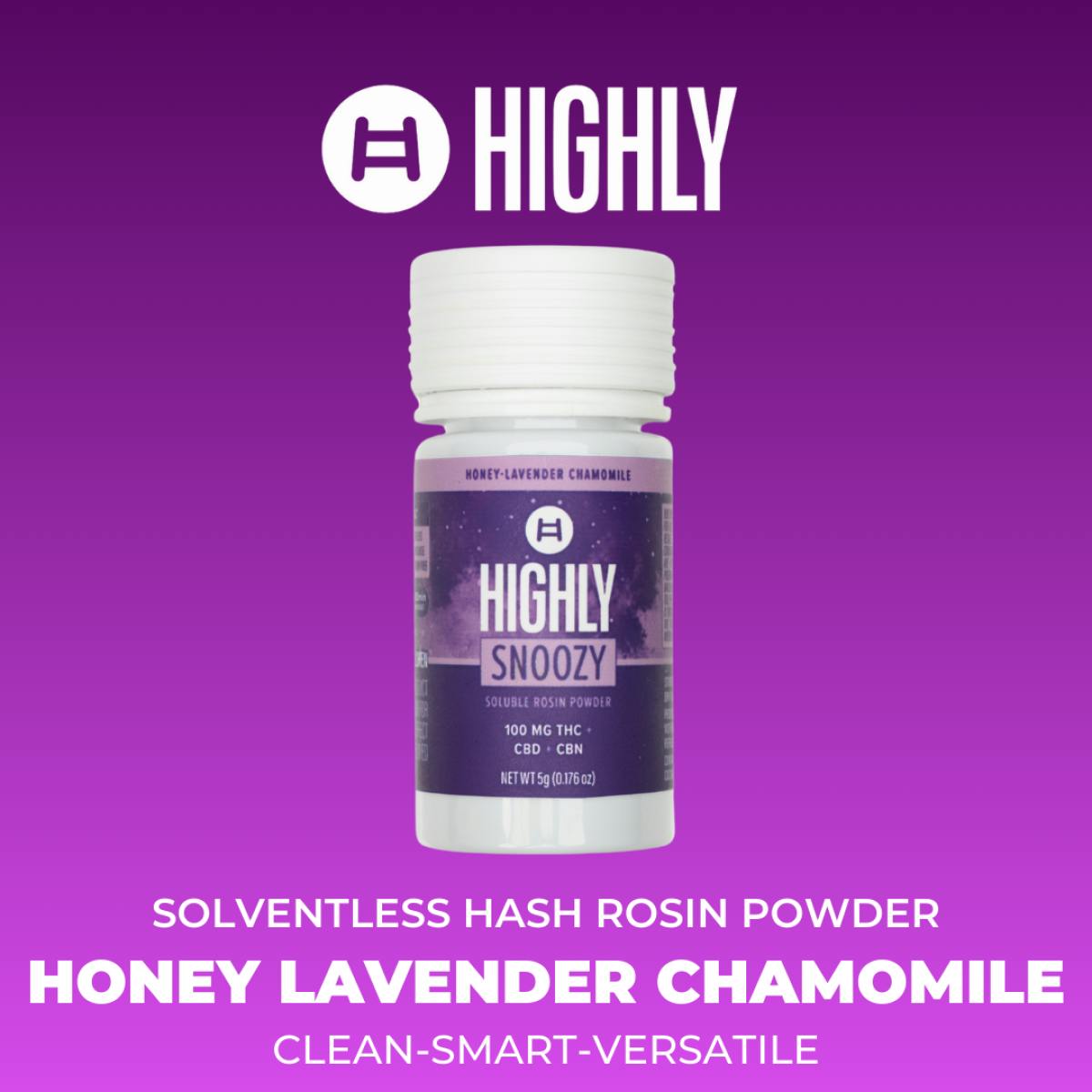 HONEY LAVENDER CHAMOMILE ROSIN POWDER BY HIGHLY THC/CBD/CBN