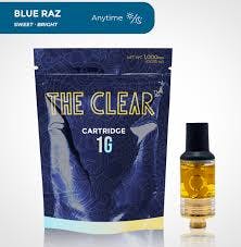 BLUE RAZ 1G CLEAR CART