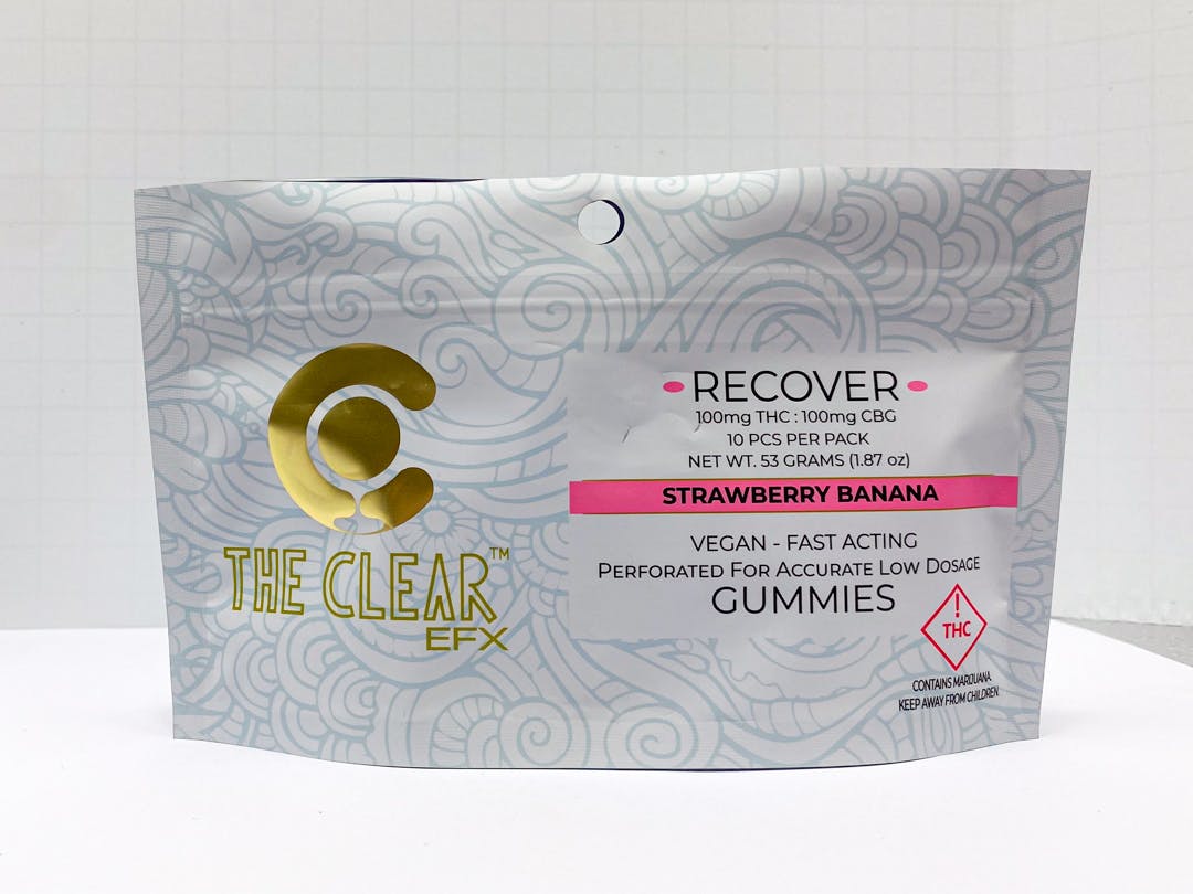 THE CLEAR STRAWBERRY BANANA 100MG | GUMMY