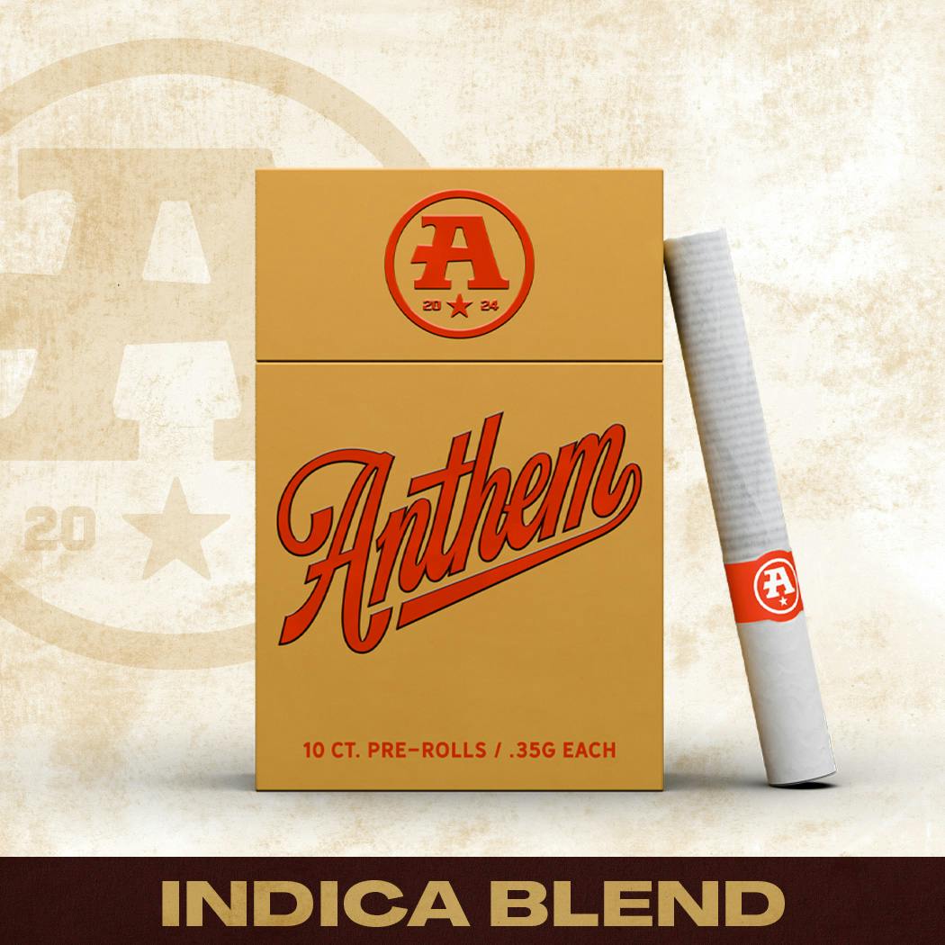 NJ ANTHEM PREROLL INDICA 10PK