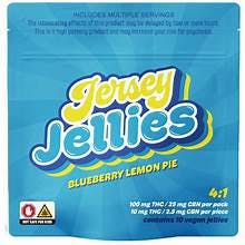 BLUEBERRY LEMON PIE JERSEY JELLY4:1 THC/CBN | GUMMY