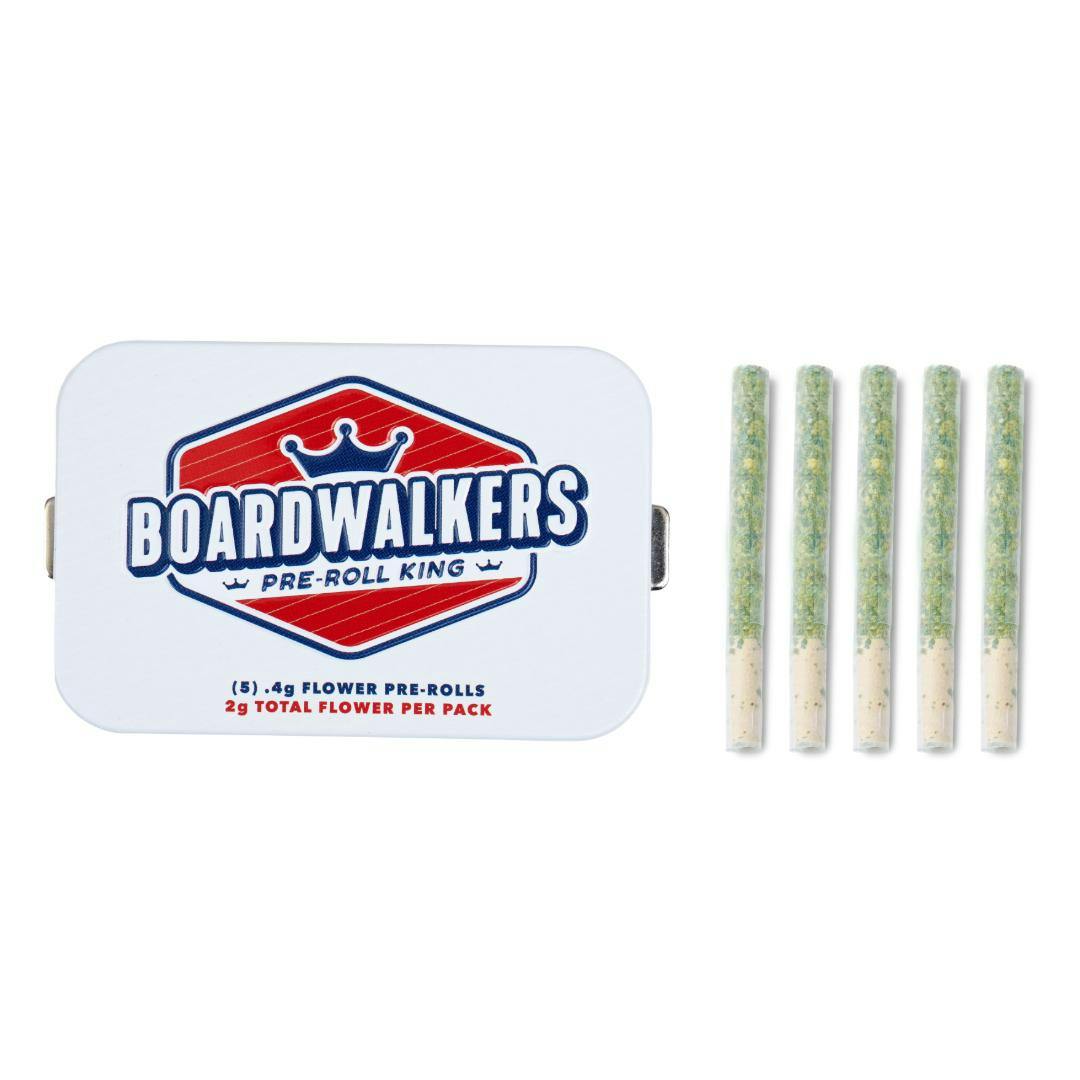JERSEY BOOF BOARDWALKERS 5 PACK PREROLL 2.5 GRAM TOTAL
