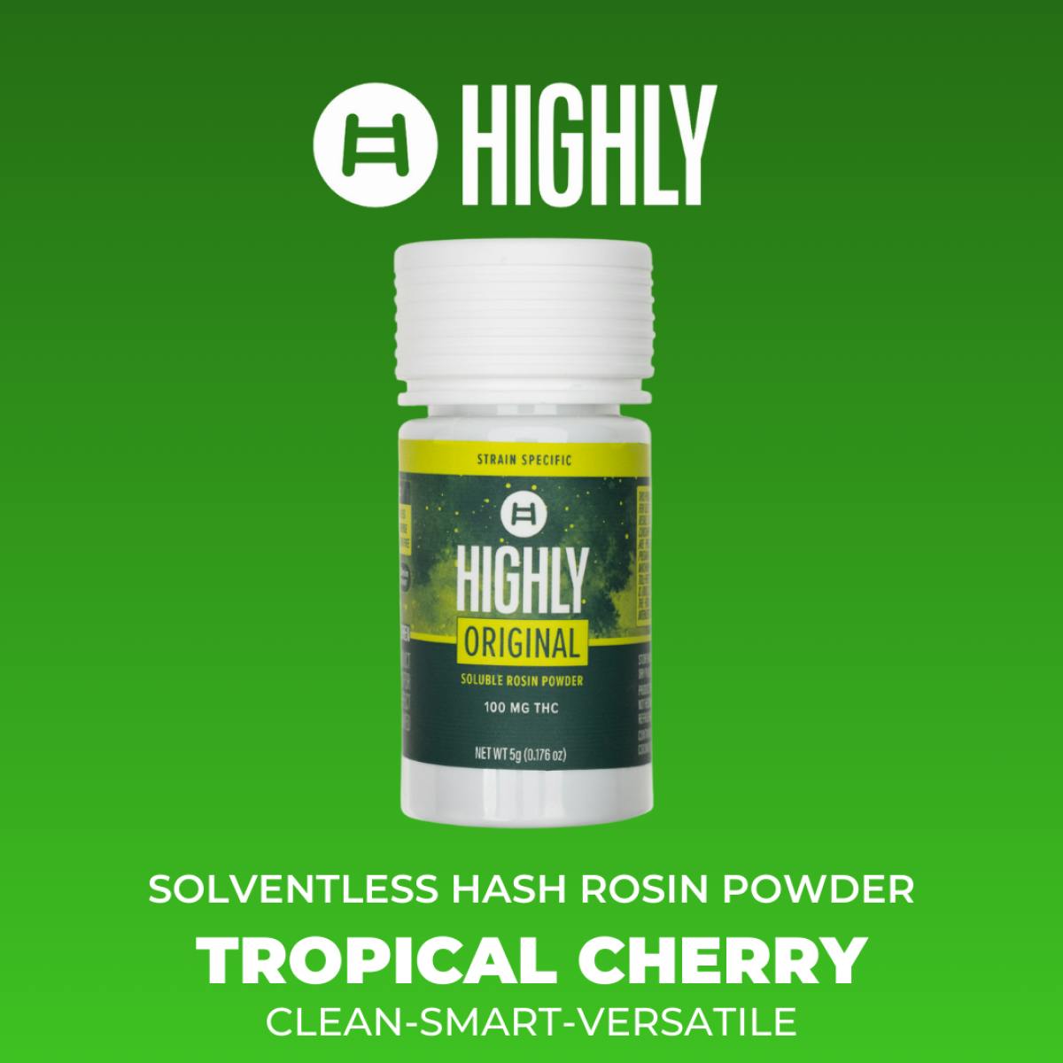 TROPICAL CHERRY ROSIN POWDER BY HIGHLY - 100 Mg