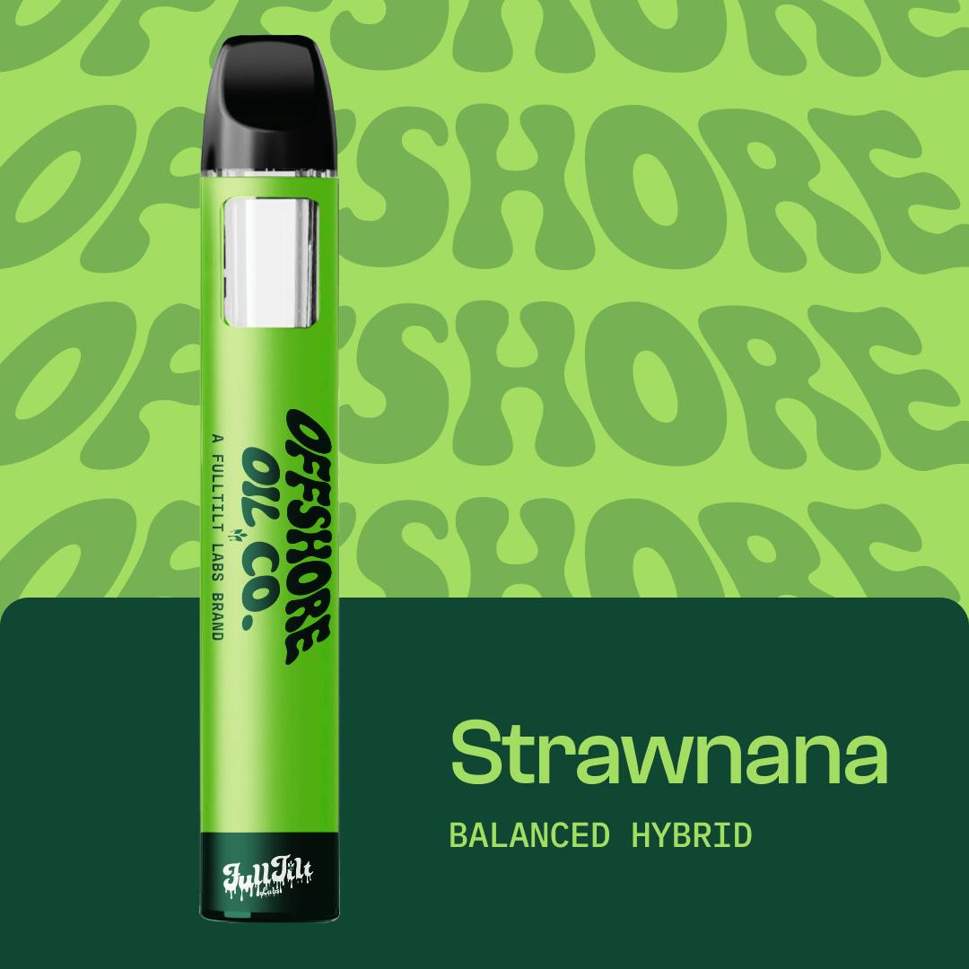 OFF SHORE OIL CO DISTILLATE VAPE - STRAWNANA 1G