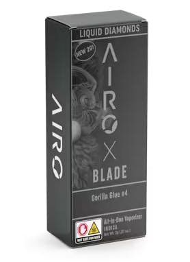 GORILLA GLUE #4 | 2G LIQUID DIAMONDS DISPOSABLE | ALL IN ONE VAPE
