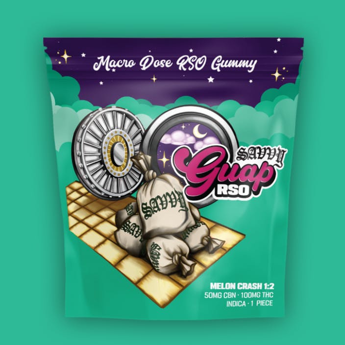 MELON CRASH | SAVVY GUAP RSO | 1:2 CBN:THC
