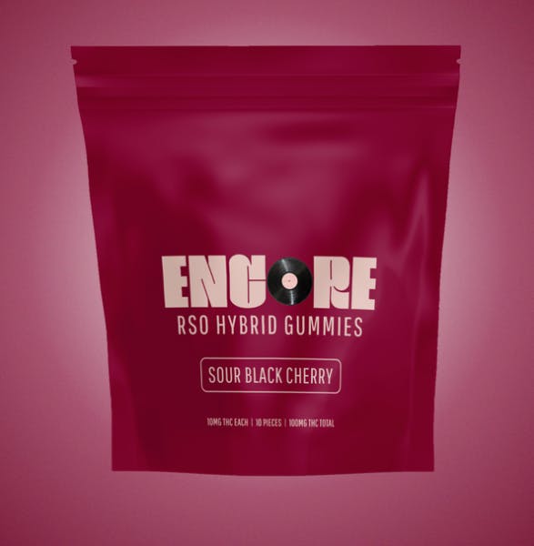 ENCORE BLACK CHERRY RSO | GUMMY