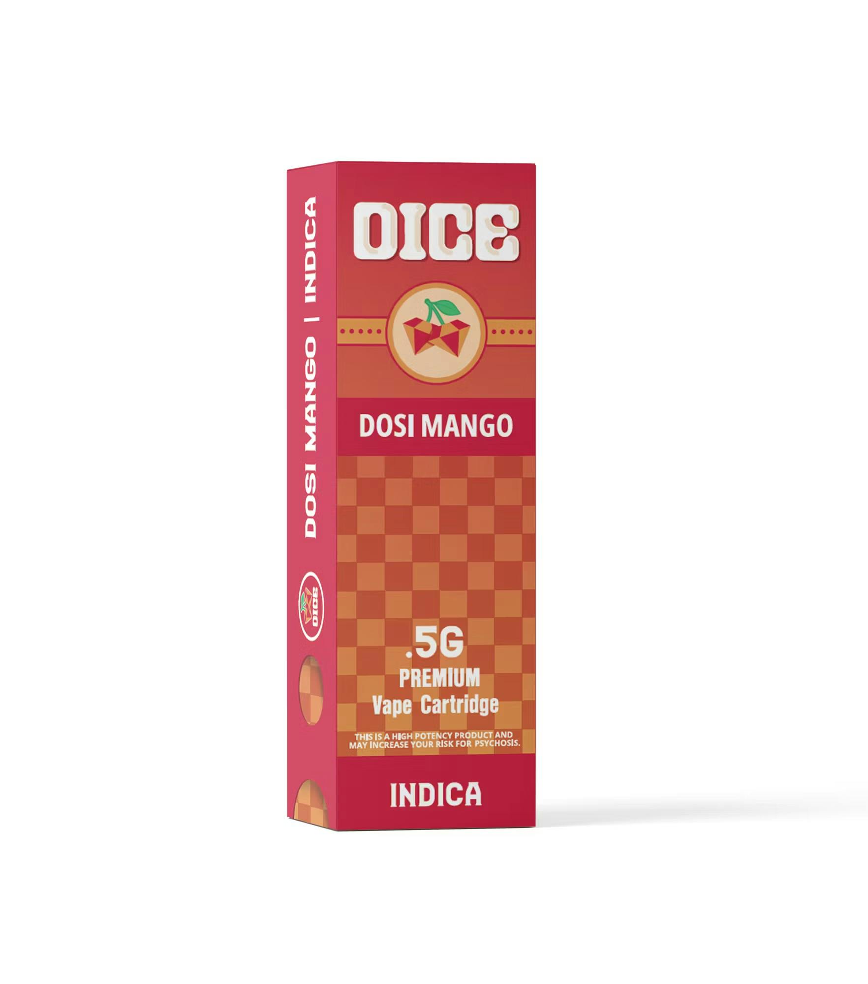 DICE VAPE CART 0.5G DOSI MANGO