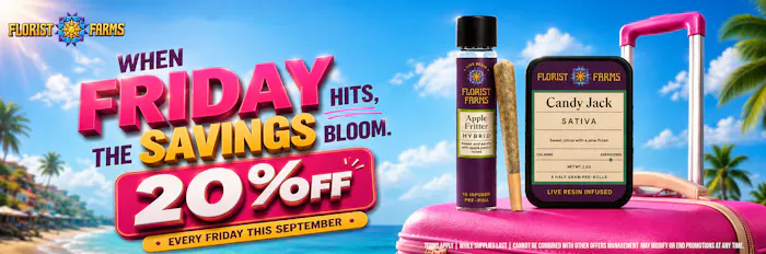 FLORIST FARMS 20% OFF ALL PRODUCTS