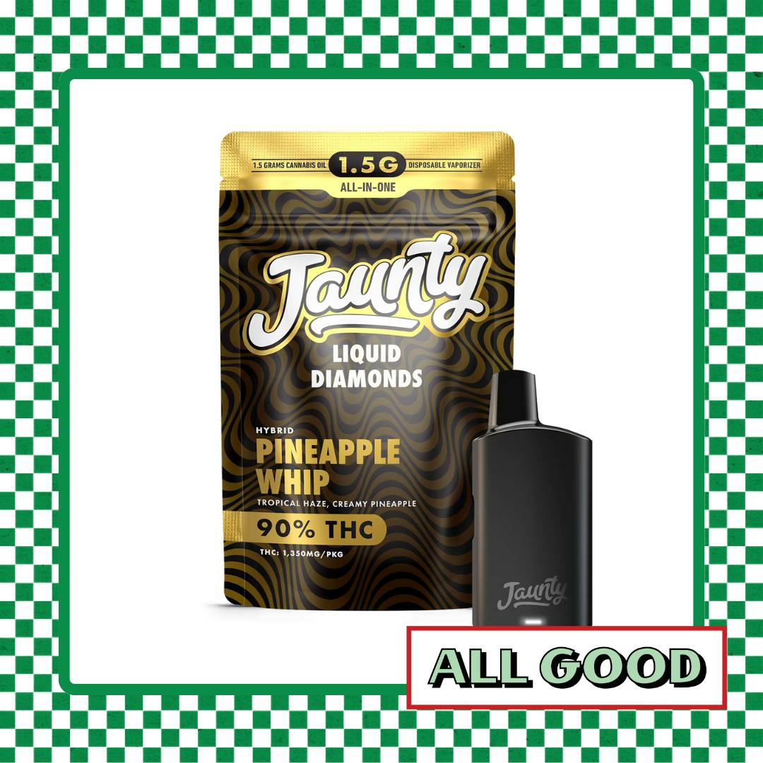 Jaunty | Pineapple Whip | AIO Vape | Diamonds | Hybrid | 1.5g