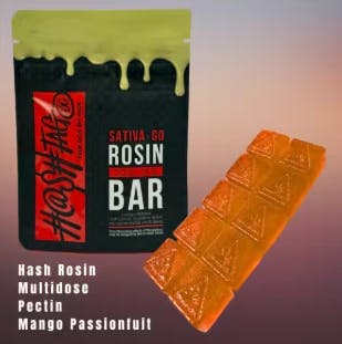 MANGO PASSIONFRUIT | GUMMY BAR | HASH ROSIN |  10PK