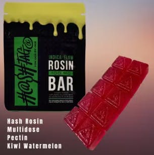 KIWI WATERMELON  | GUMMY BAR | HASH ROSIN | 10PK