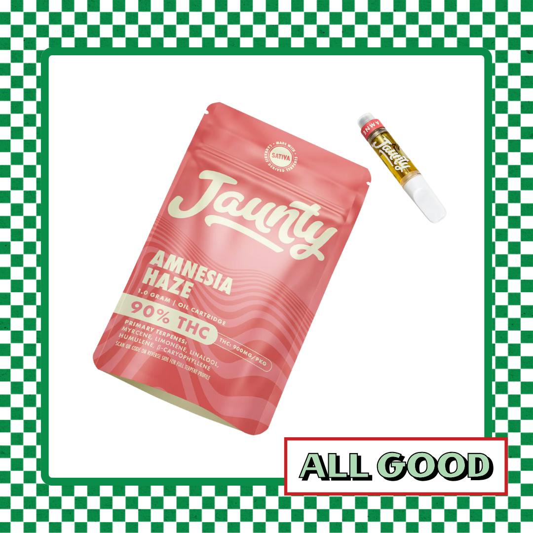 Jaunty | Amnesia Haze | Oil Cartridge | Sativa | 1.0g