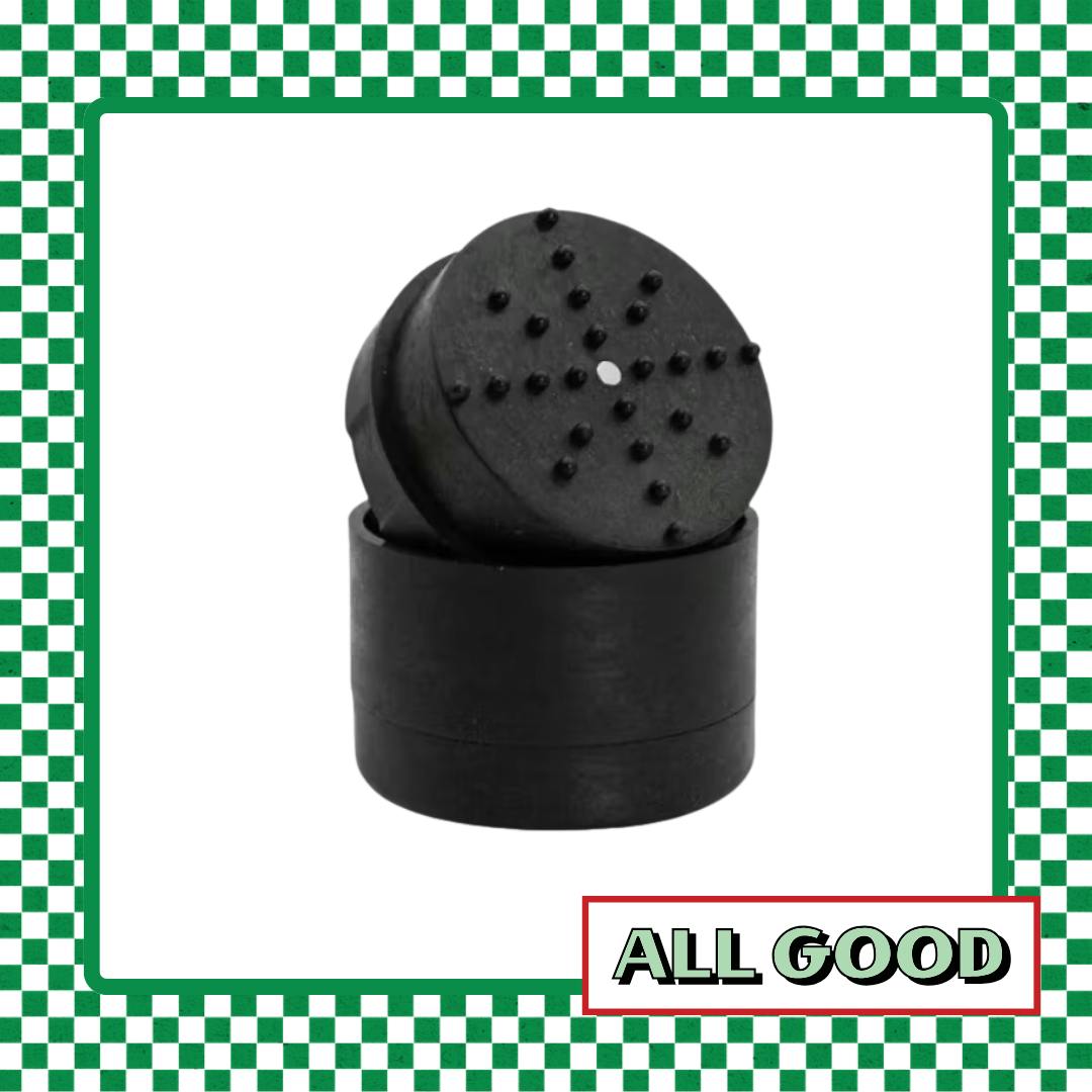 Stache | 3pc Hemp Grinder | Black