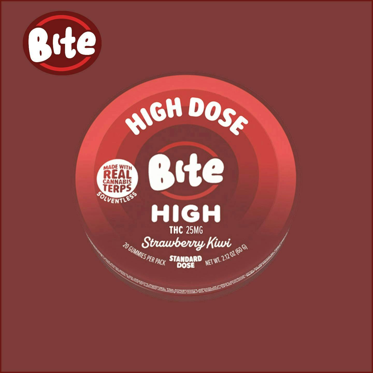 B High Gummies 20 Pack (25mg/ea) 500mg - 0.5g | Edibles | Bite