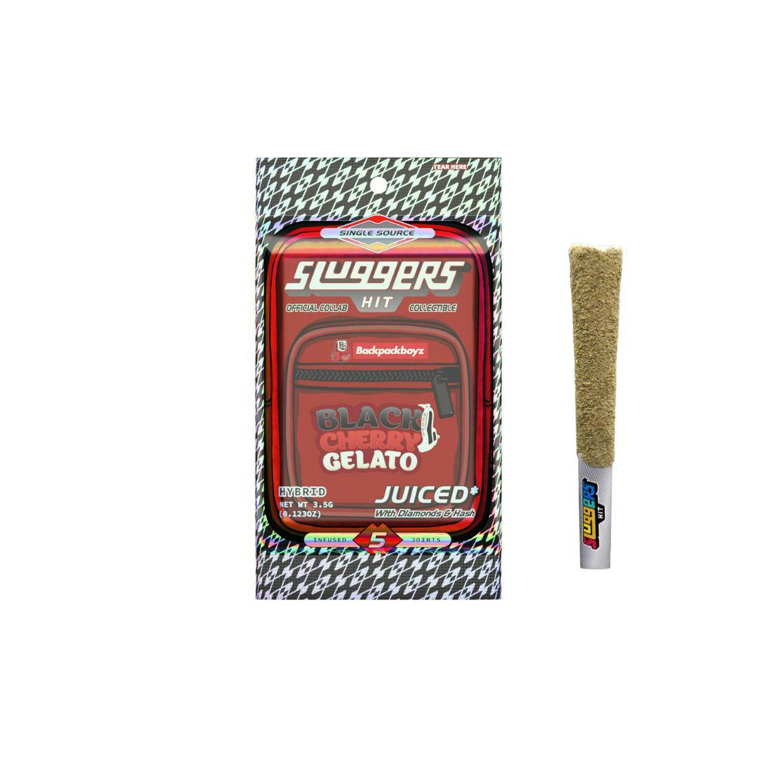 Sluggers x BackpackBoyz - White Cherry Gelato Infused Preroll 5pk