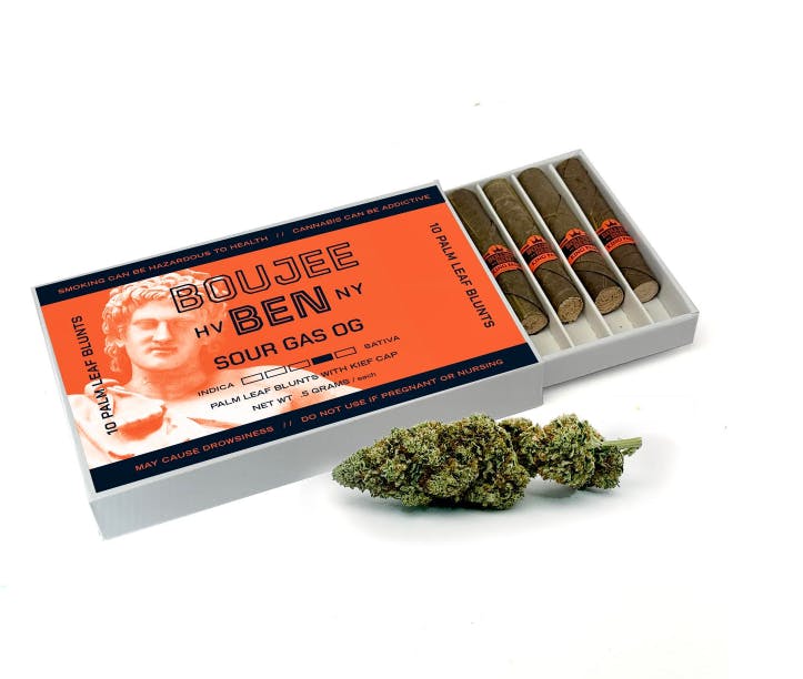 Boujee Ben | Sour Gas OG | 10pk Kief Caps | Sativa | 5g