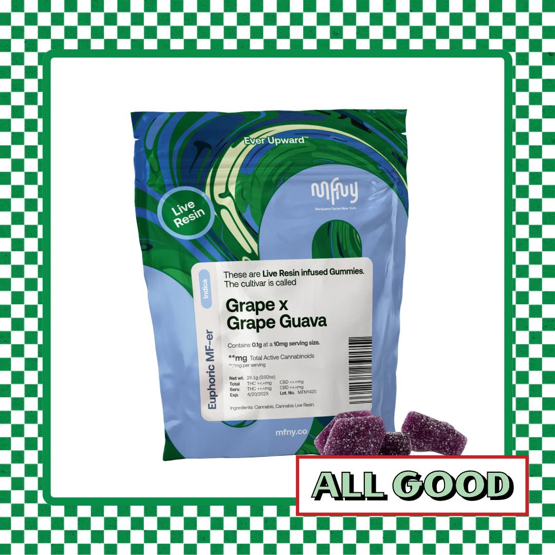 MFNY | Grape x Grape Guava | Resin Gummies | 100mg