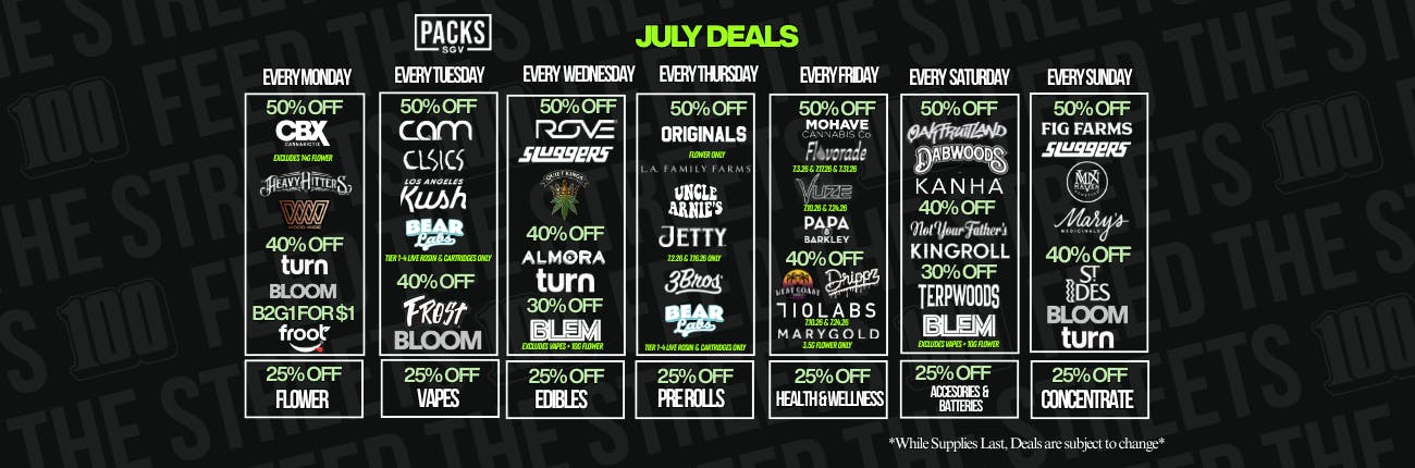 July Discounts