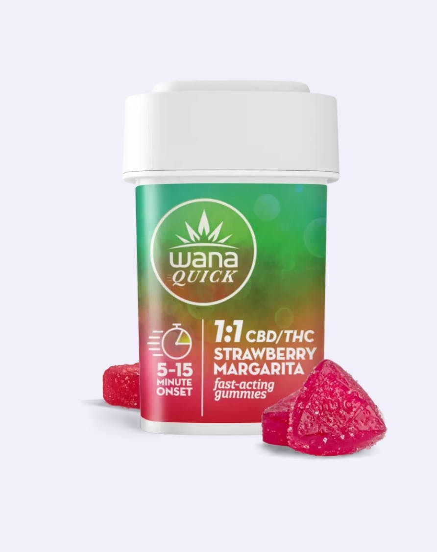 Exotic Strawberry Margarita (1:1 CBD:THC) - 100mg Pack