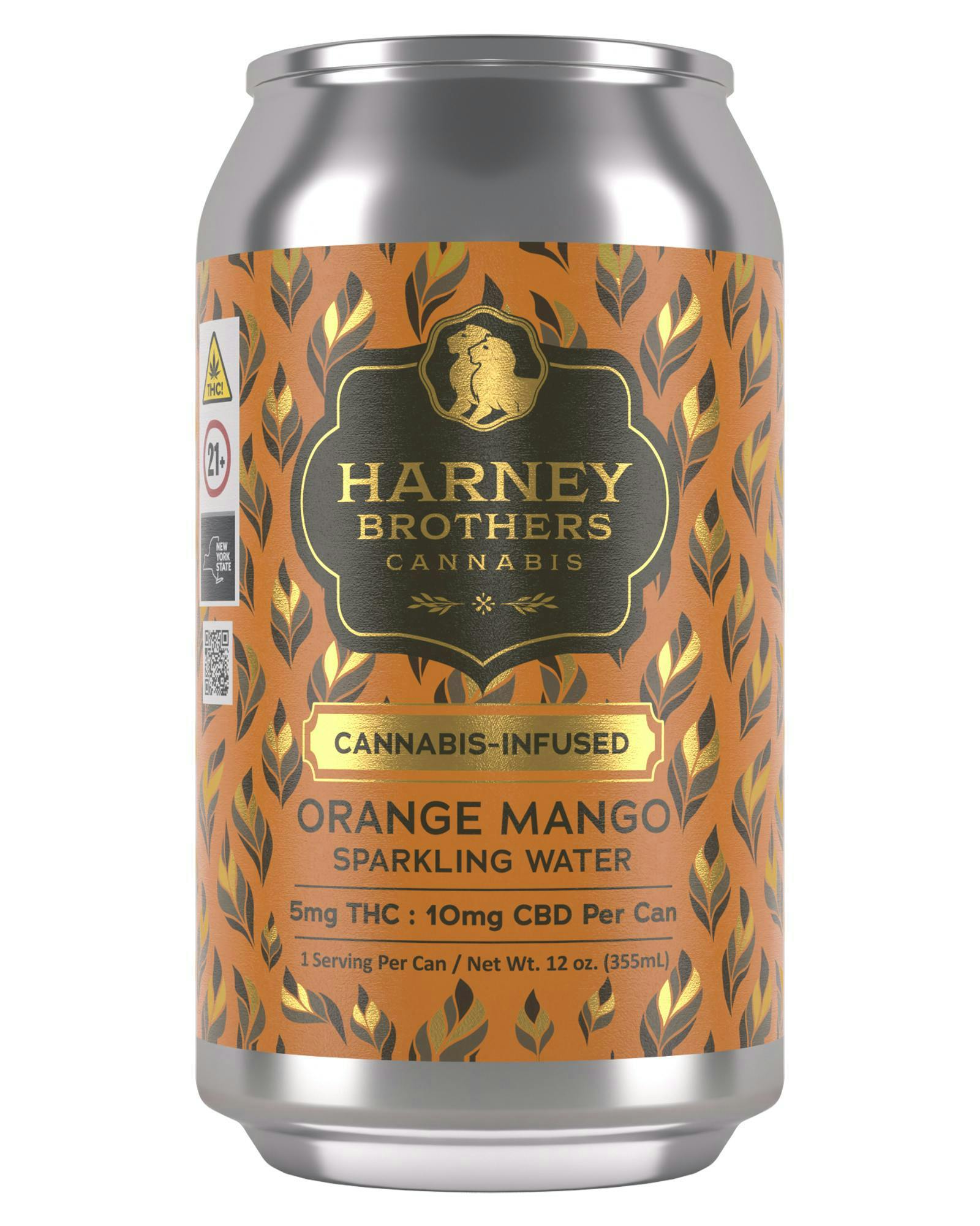Harney Bros. | Orange Mango | Sparkling Water 10mg