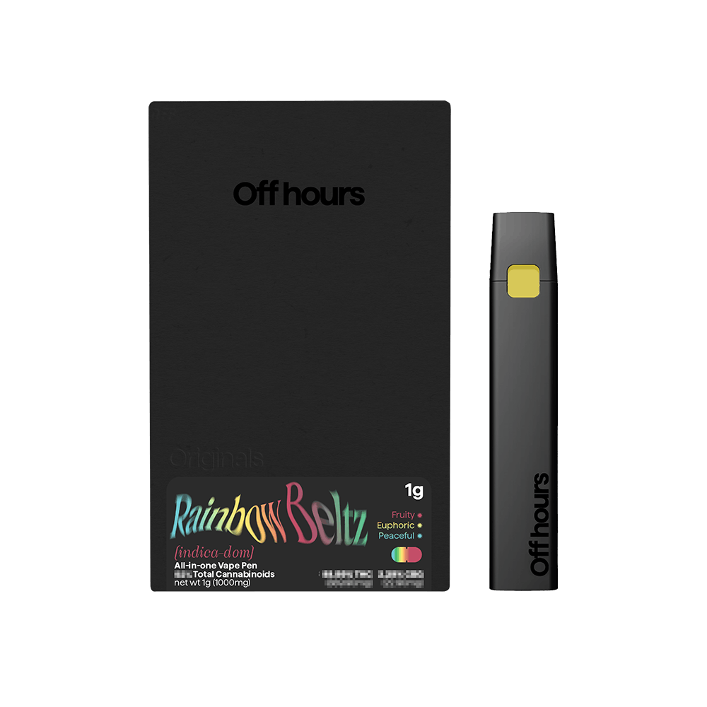 YOZO　　　　　　　　　　　　　　　　　RAINBOW COUNTRY Off Hours | Rainbow Belts | Vape AIO 1g - 1g | Vaporizers