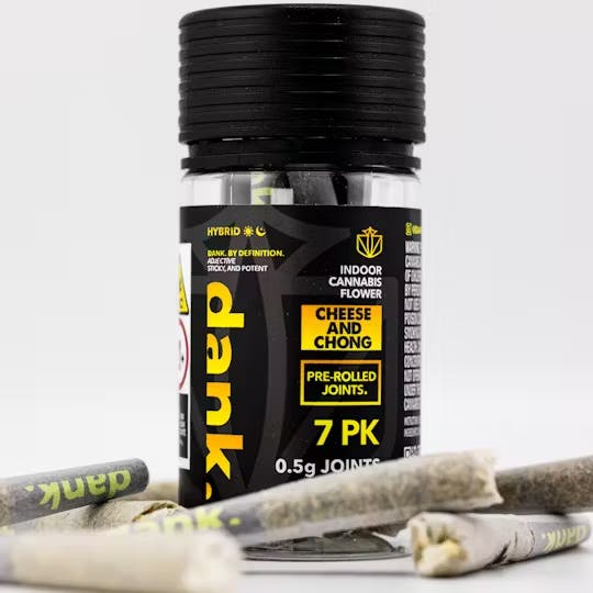 ●BIG DANK KING Dank | Cheese and Chong | Pre-Roll 7pk - 3.5g | Pre Rolls