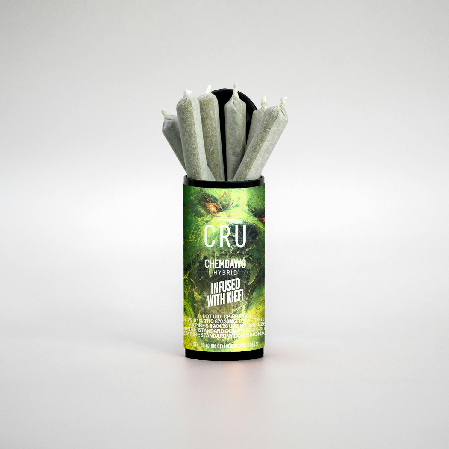CRU | Chem Dawg | Infused Pre-Roll 6pk 0.5g