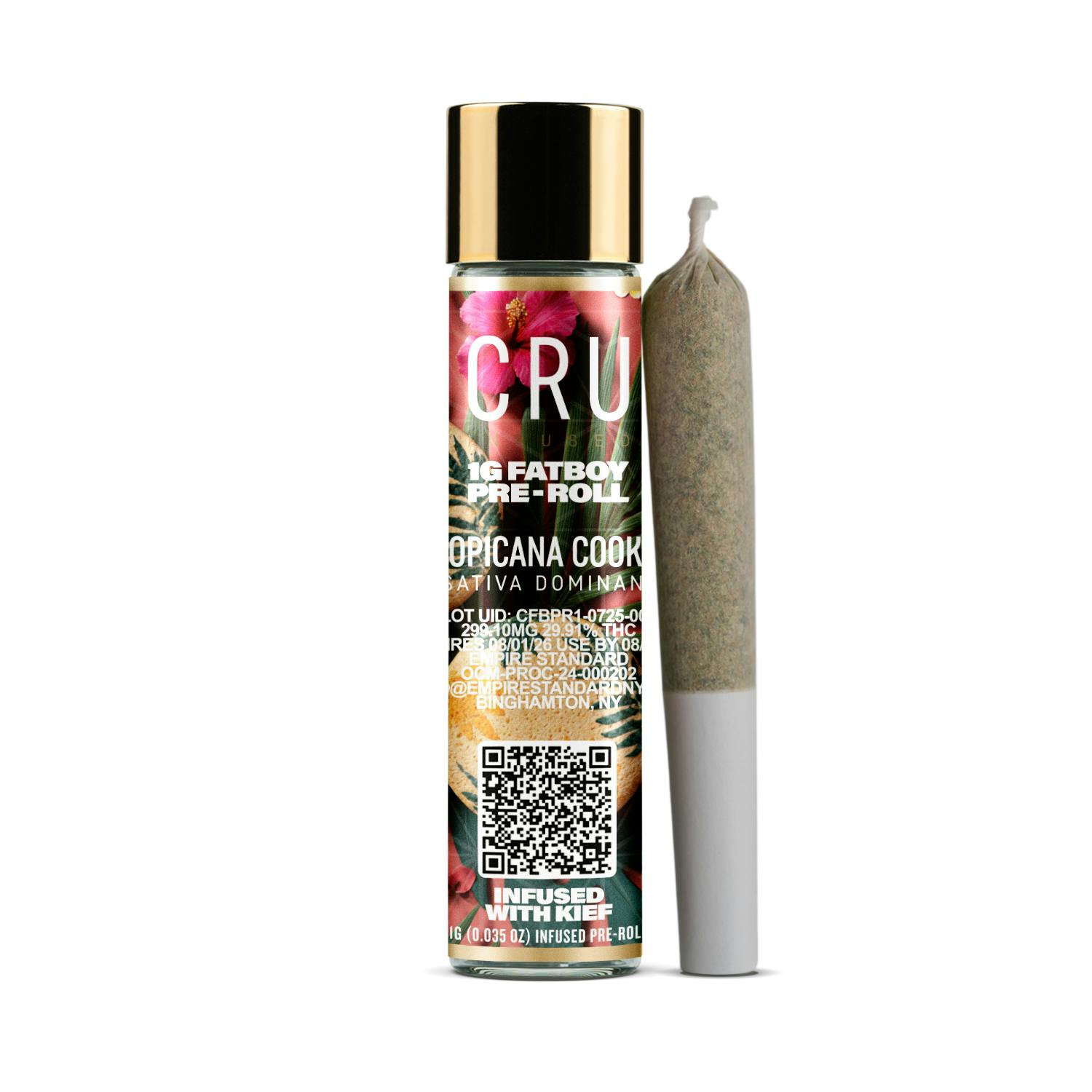 CRU | Tropicana Cookies | Infused Pre-Roll 1g