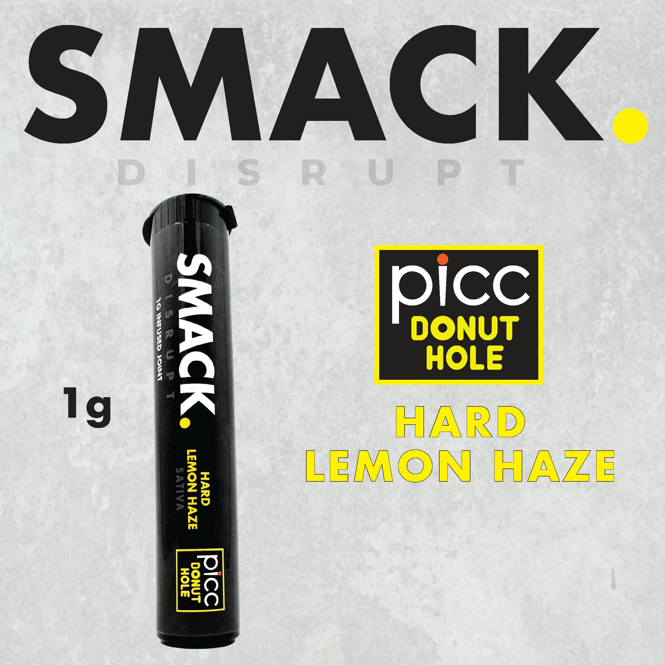 PICC SMACK. | Hard Lemon Haze | Infused Pre-Roll 1g - 1g | Pre
