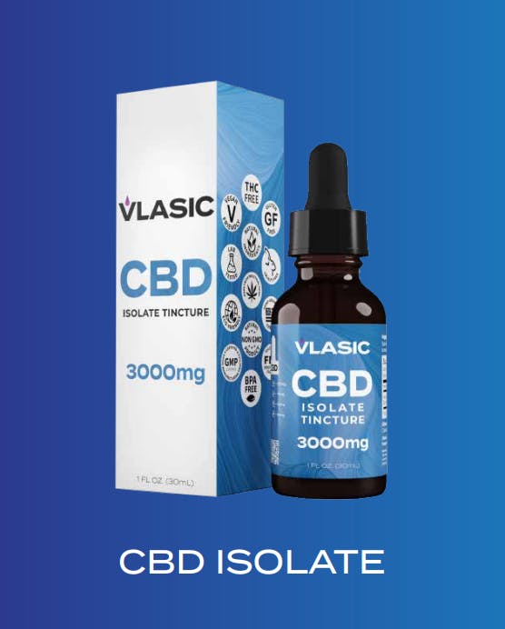 Vlasic Labs | CBD Isolate Relief Tincture | Tincture 3000mg
