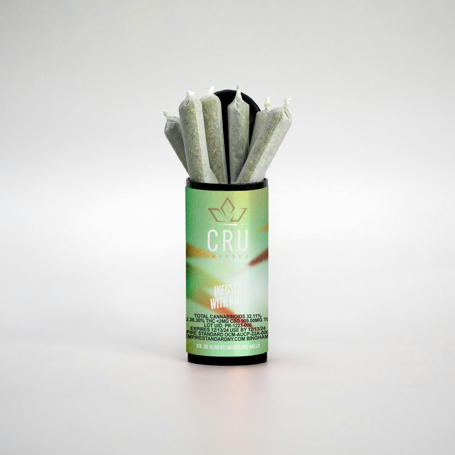 CRU | Amnesia Haze | Infused Pre-Roll 6pk 0.5g