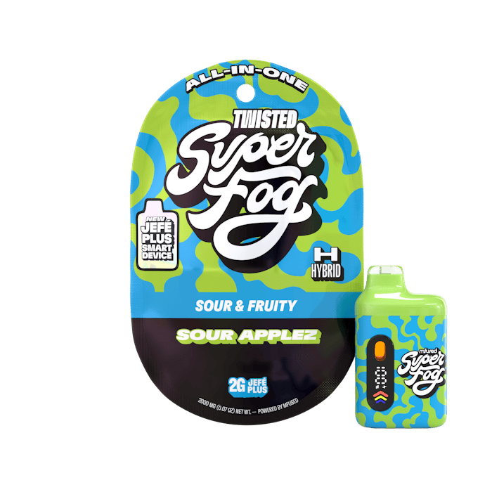 Mfused Super Fog | Sour Applez - Twisted Hefe | Vape AIO 2g - 2g