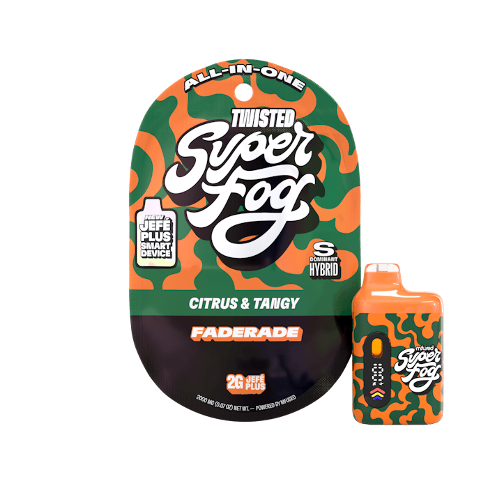 Mfused Super Fog | Faderade - Twisted Hefe | Vape AIO 2g - 2g