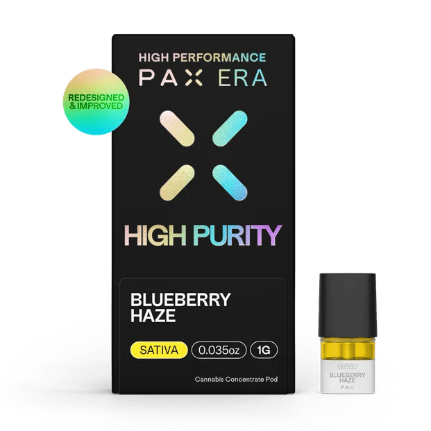 Blueberry Haze PAX High Purity Distillate Pod - 1g | Vaporizers | PAX |  CommCan Millis (Rec)