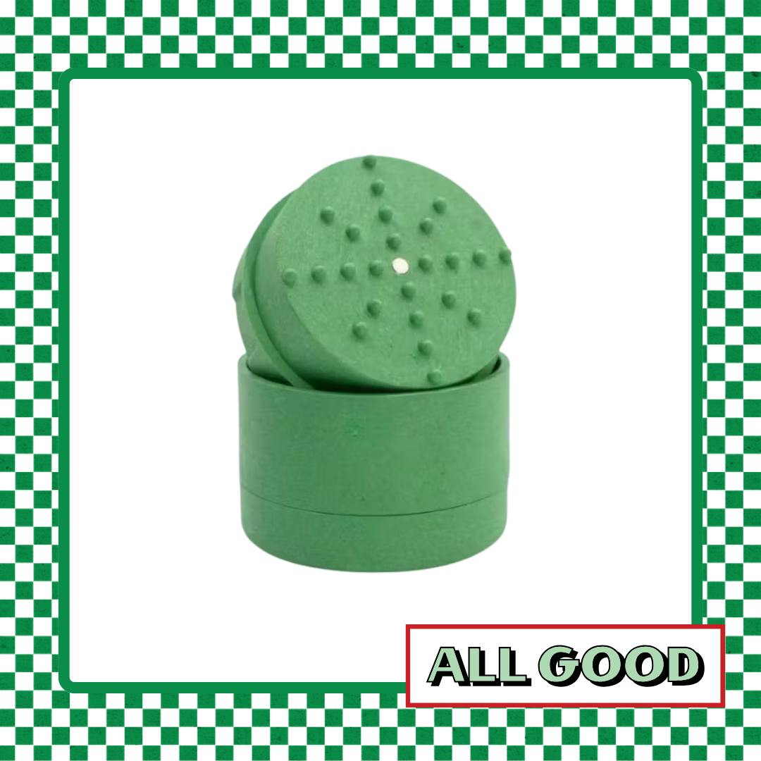 Stache | 3pc Hemp Grinder | Green