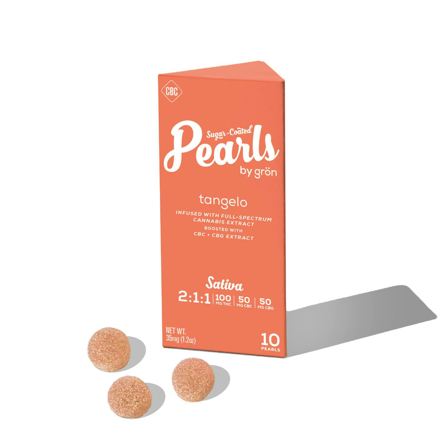 Tangelo Pearls | THC:CBG:CBC 2:1:1 | 10pk | 100mg