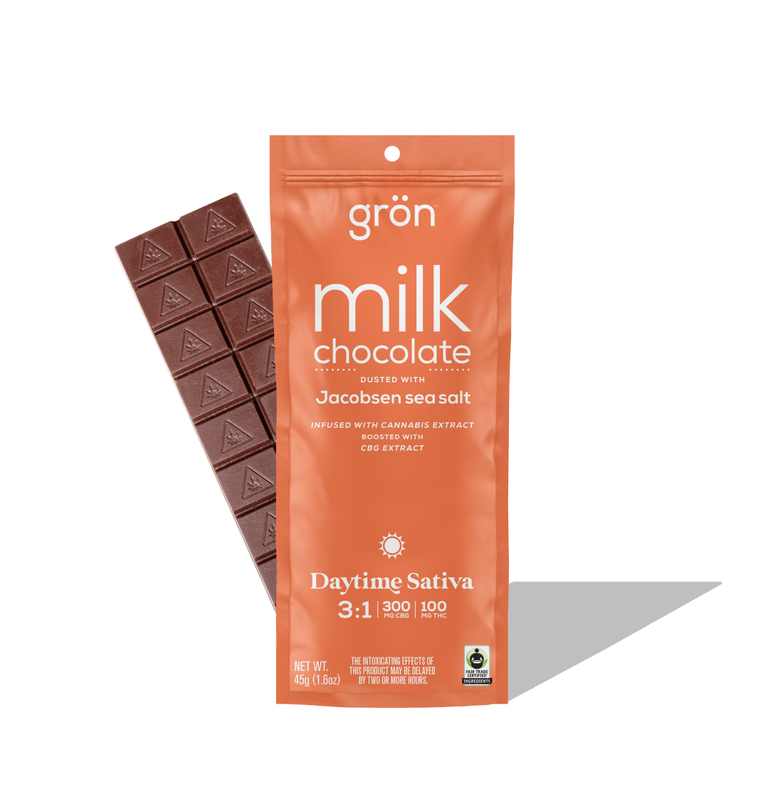 Milk Chocolate Sea Salt | CBG:THC 3:1 | 10pk | 100mg