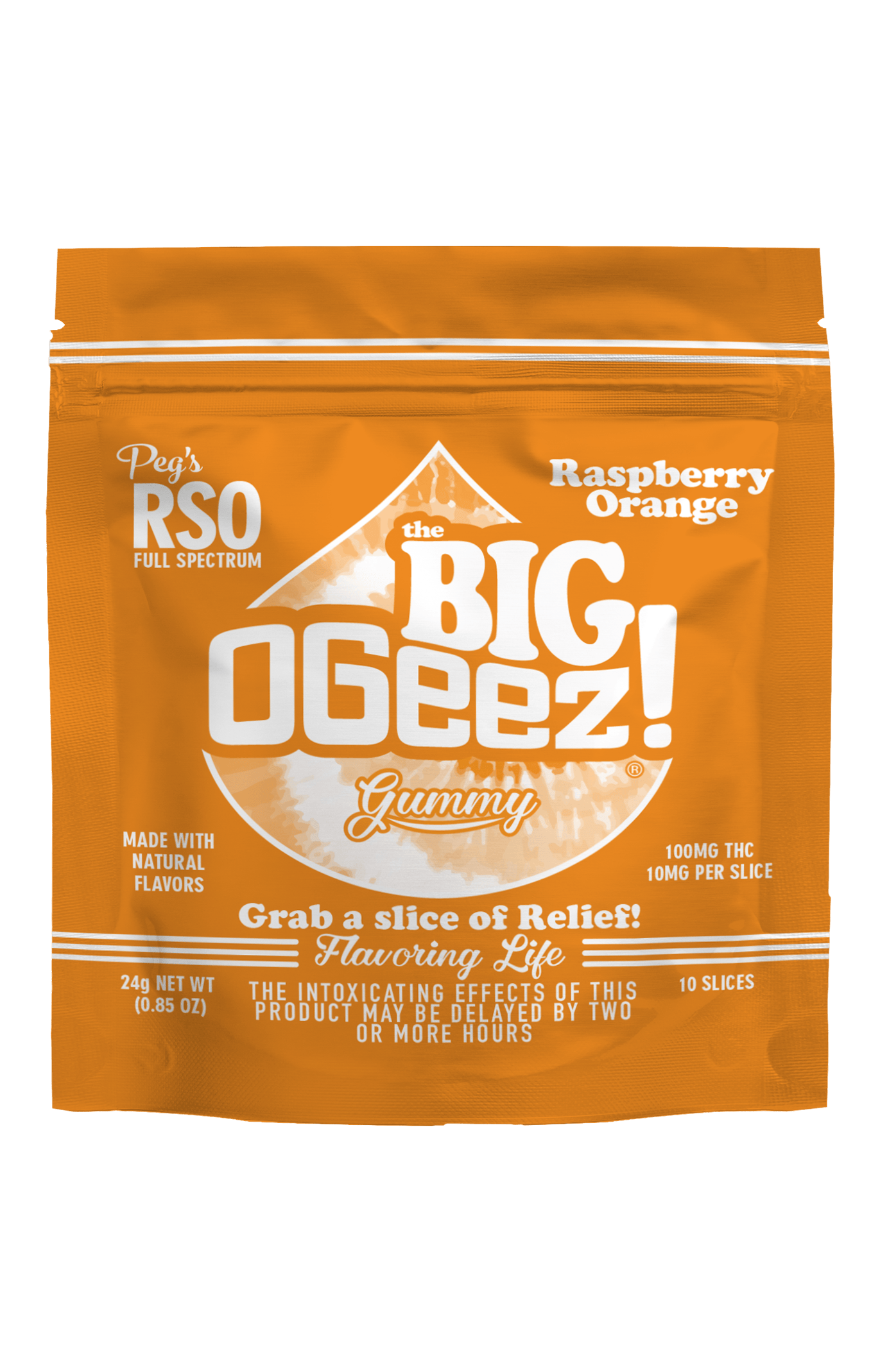 The Fruits Big Raspberry Orange | RSO | 2pk | 100mg