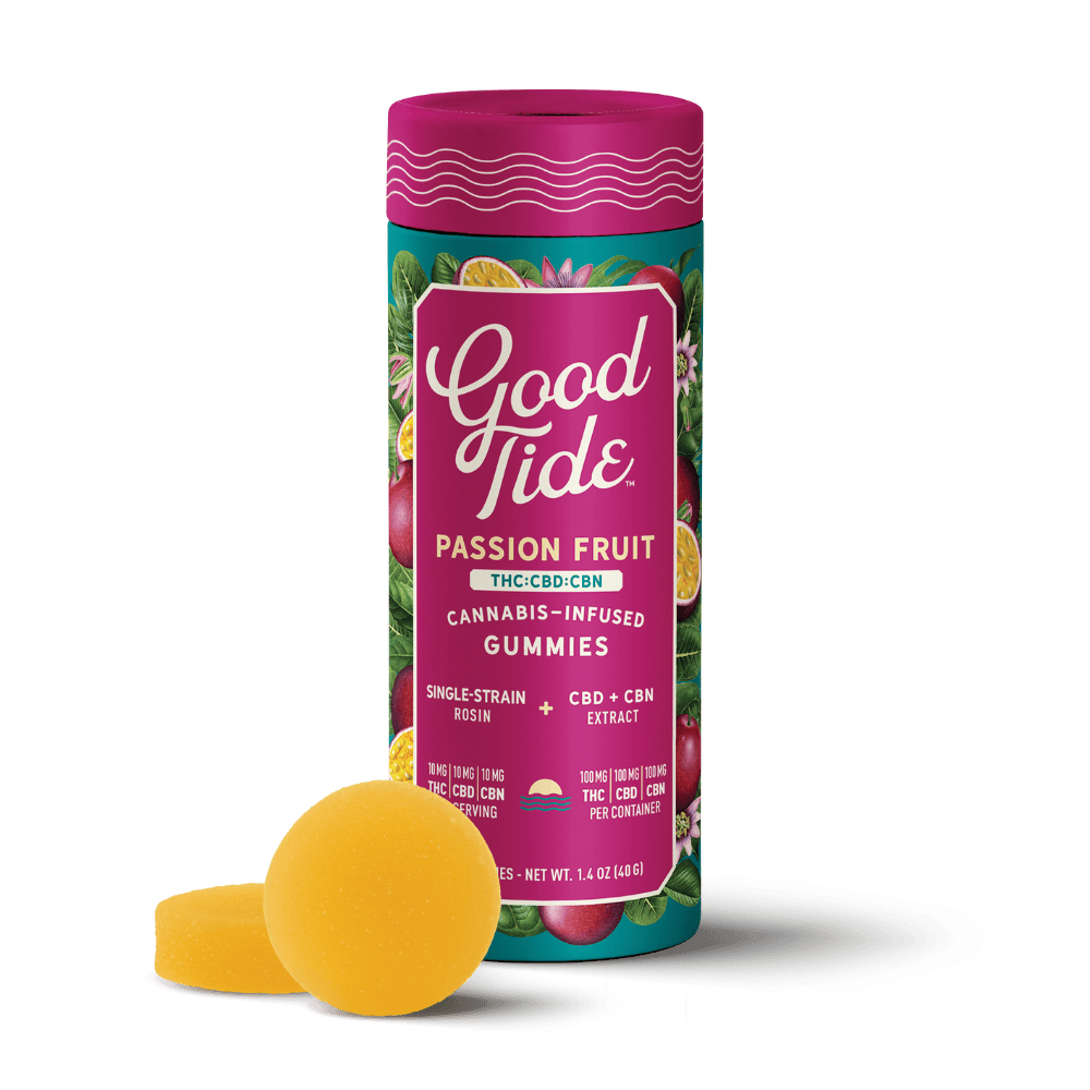 Passionfruit | THC:CBD:CBN 1:1:1 | Live Rosin | 10pk | 100mg